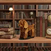 3D Poodle Creative Dog Cardboard Puzzle Model-DIY Pet Animal Kit for Desk Decor and Gifts